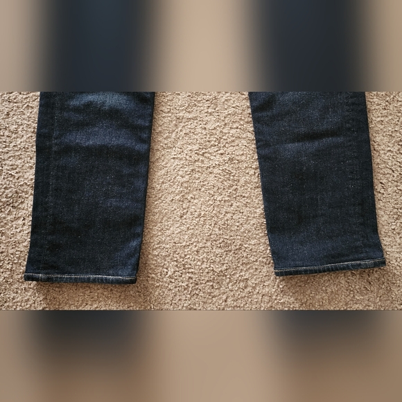 32 men 7 For All Mankind Slimmy Straight Jean Dark Wash 32x30 1/2" - Picture 7 of 16